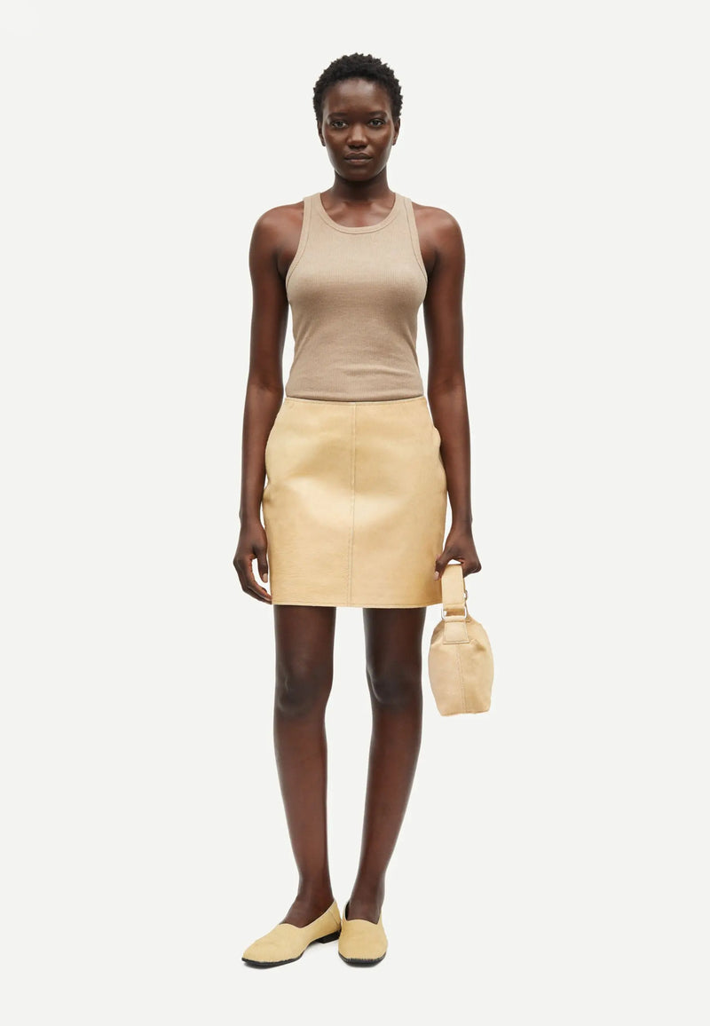 Salil Miniskirt | Dusty Yellow