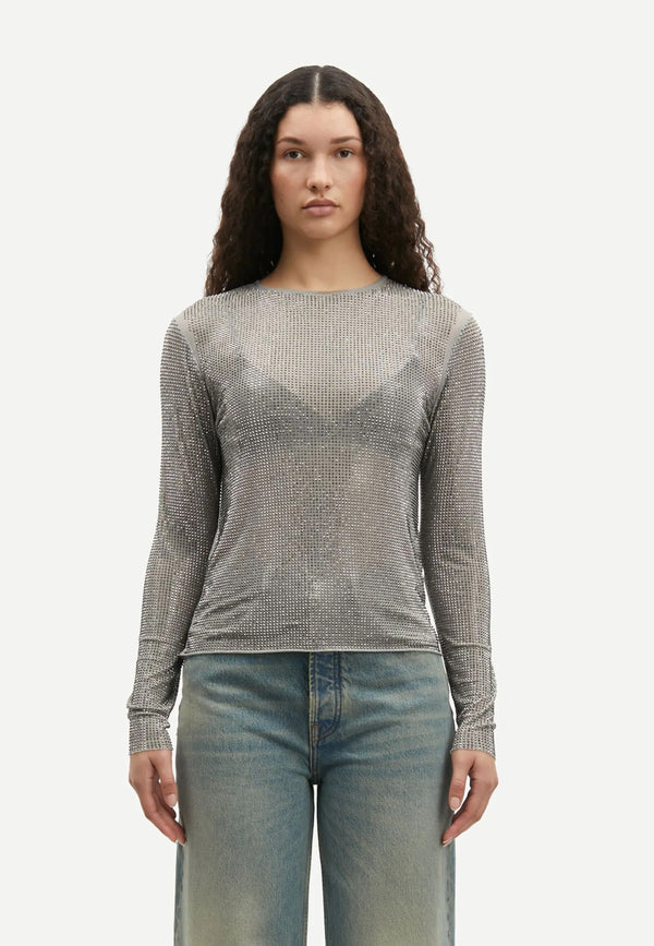 Samagda Glitter Longsleeve | Light Grey