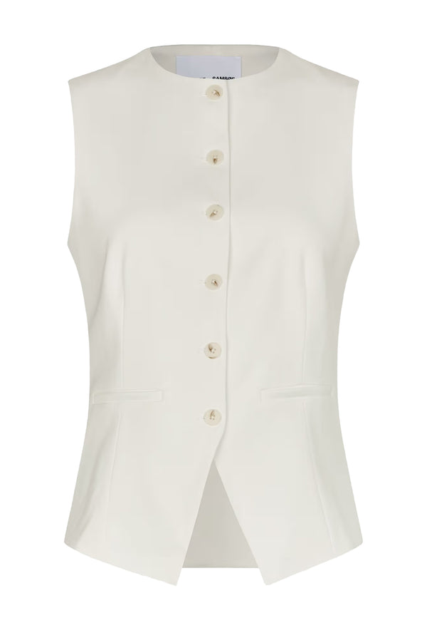 Saruma Vest | Egret