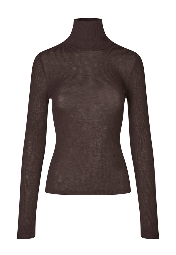 Sasonnet turtleneck longsleeve | Chocolate cake