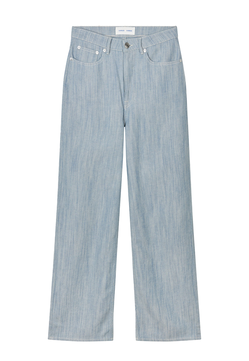 Shelly Wide Leg Jeans | Breeze Blue
