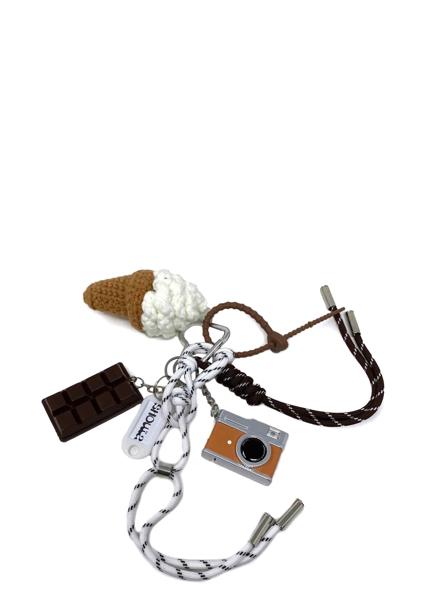 #10 Ice Cream Taschenanhänger | Marron
