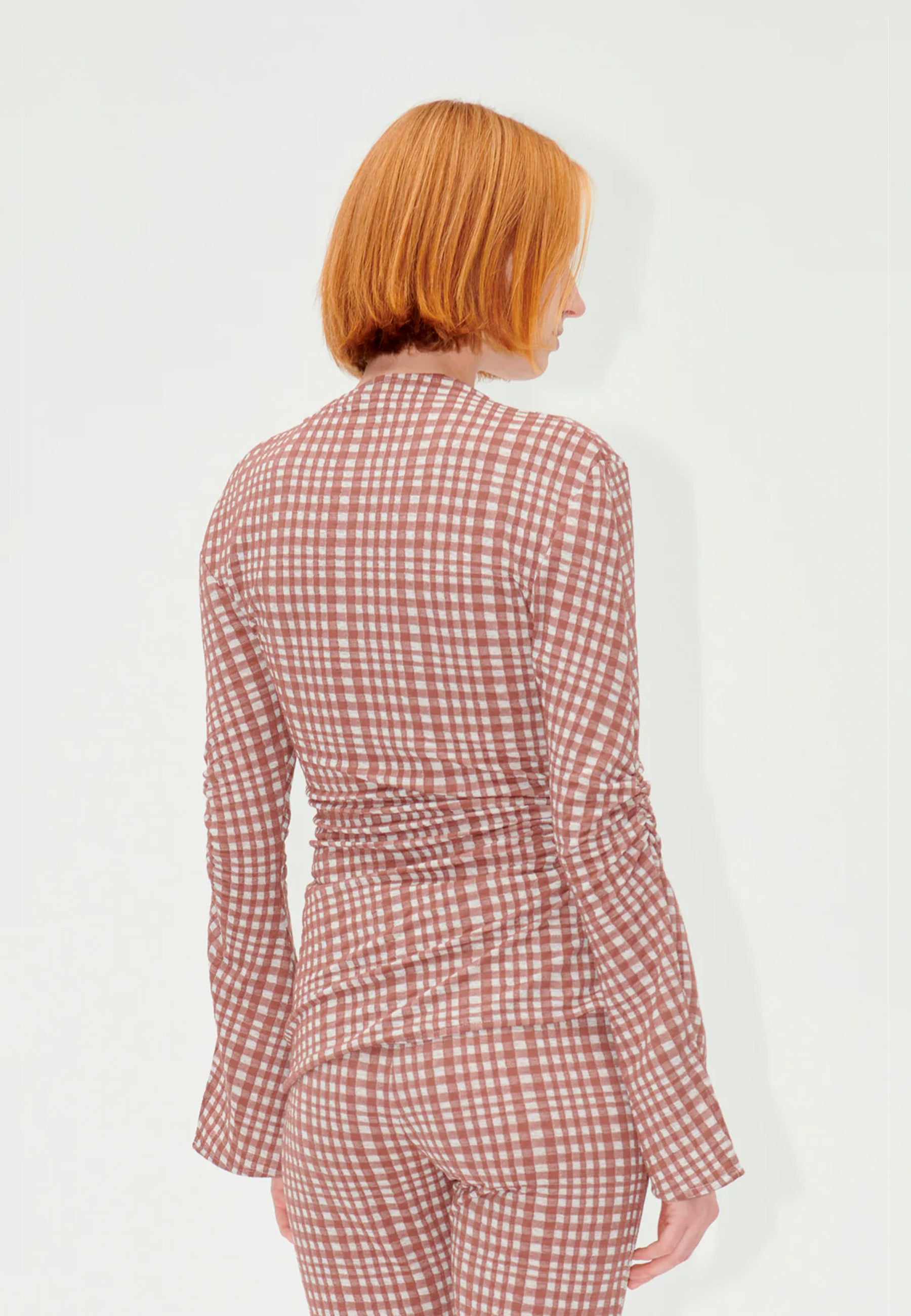 Clementine Longsleeve | Brown Check