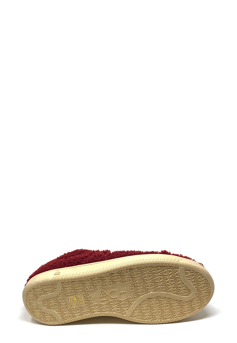 Smash Fur Sneakers | Burgundy