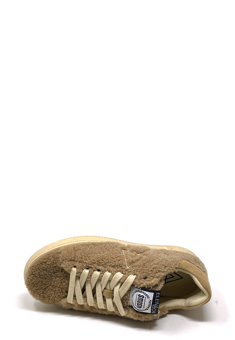 Smash Fur Sneaker | Camel