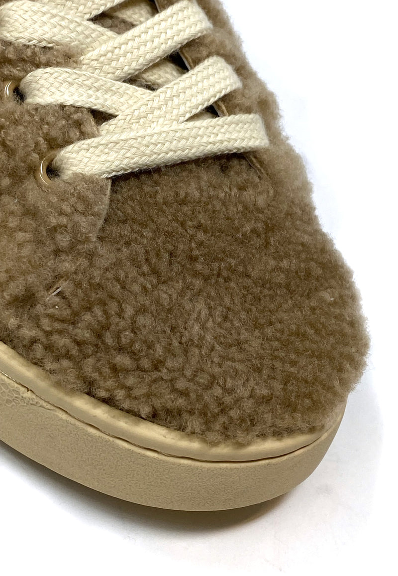 Smash Fur Sneakers | Camel