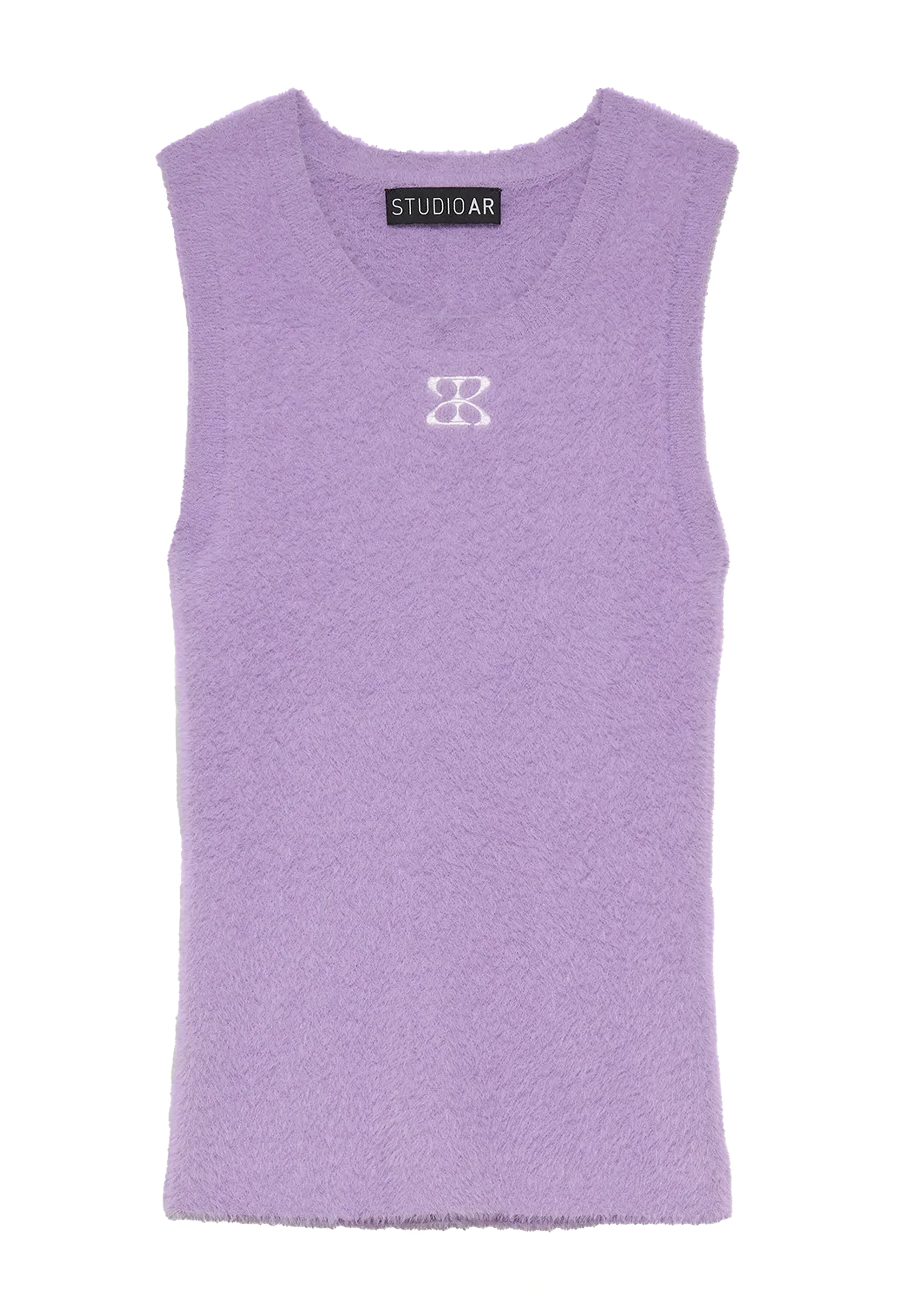 Dorice Fluffy Top | Iris Purple