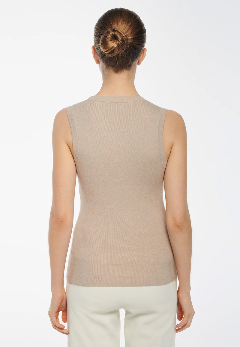 Dorice Top | Dark Beige