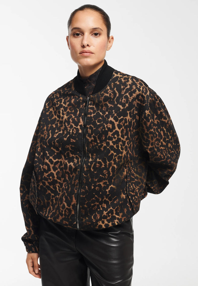 Juno Bomberjacke | Leopard