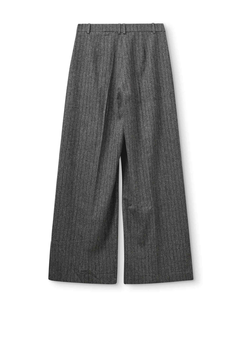 Tilda Pants | Grey Black Stripes