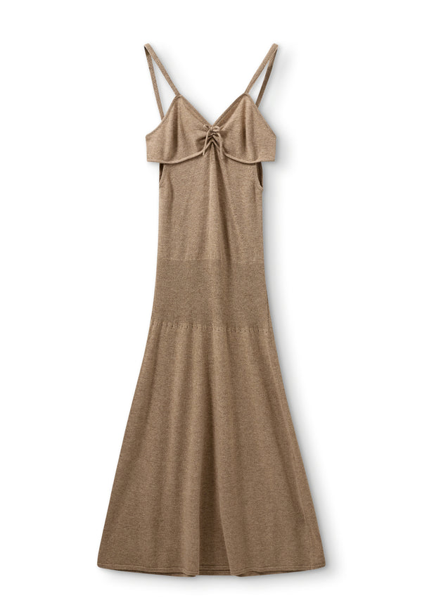 Como Bra Kleid | Camel