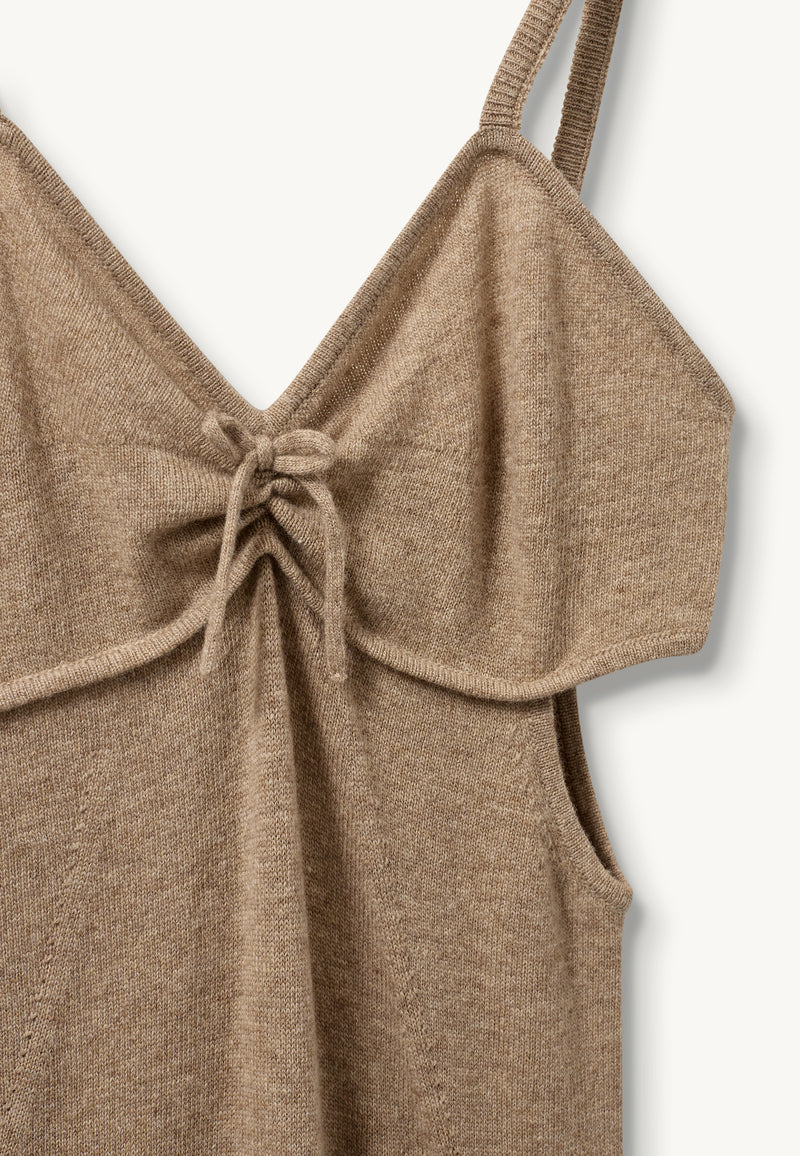 Como Bra Kleid | Camel