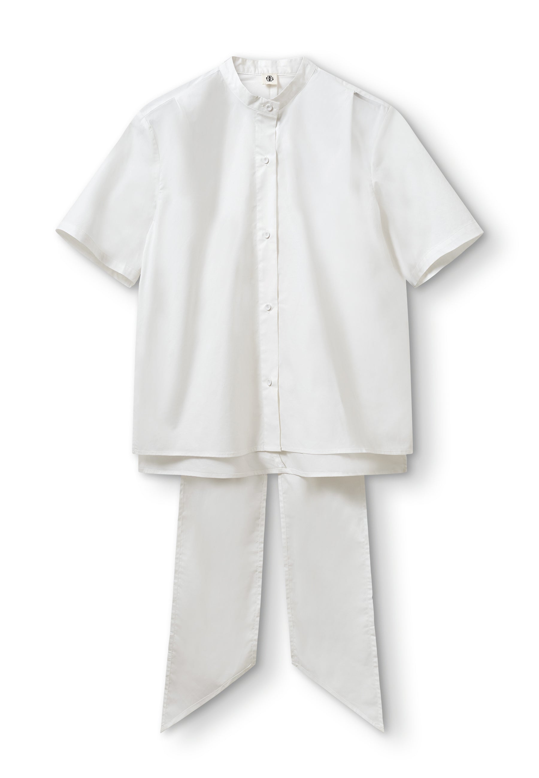 Cyprus Scarf Bluse | White