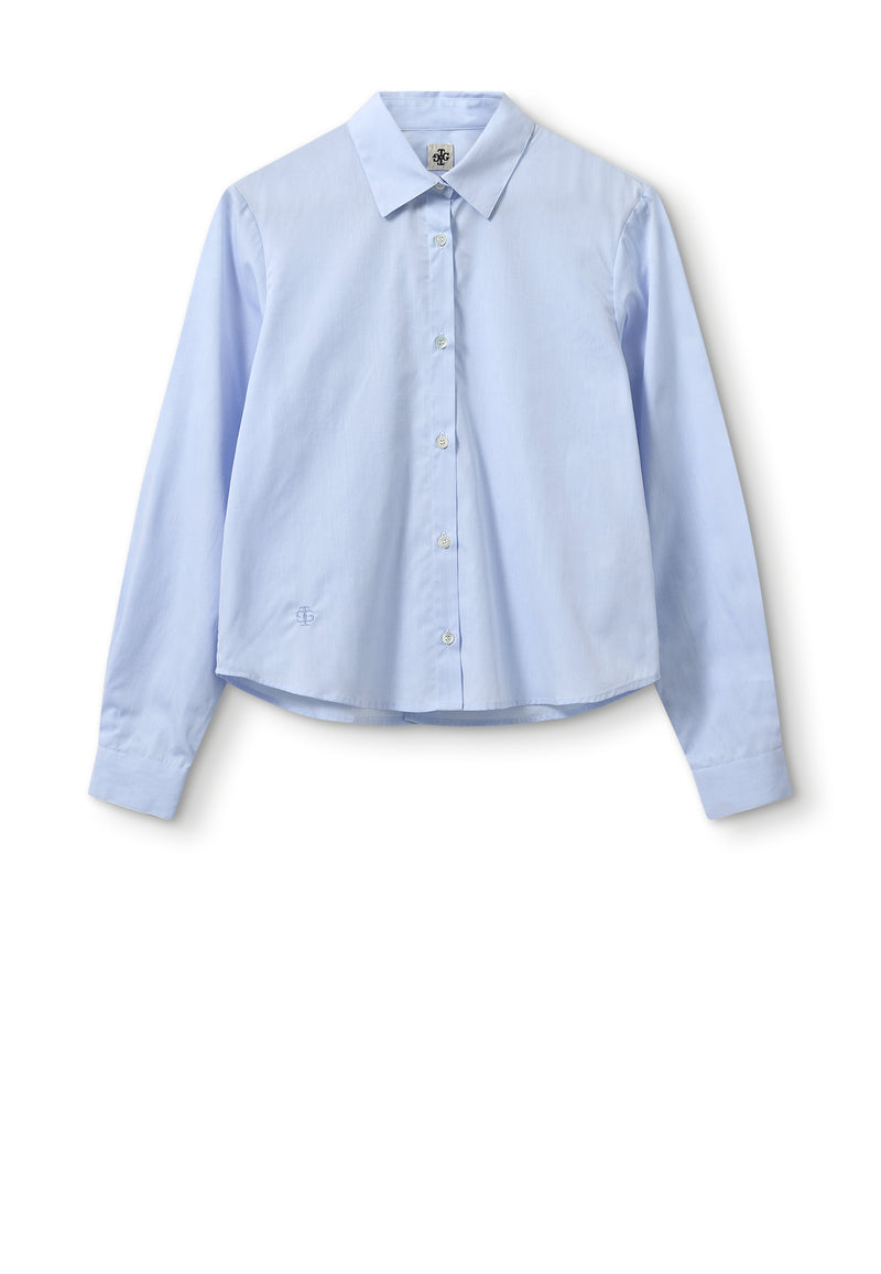 Perry Bluse | Dusty Blue