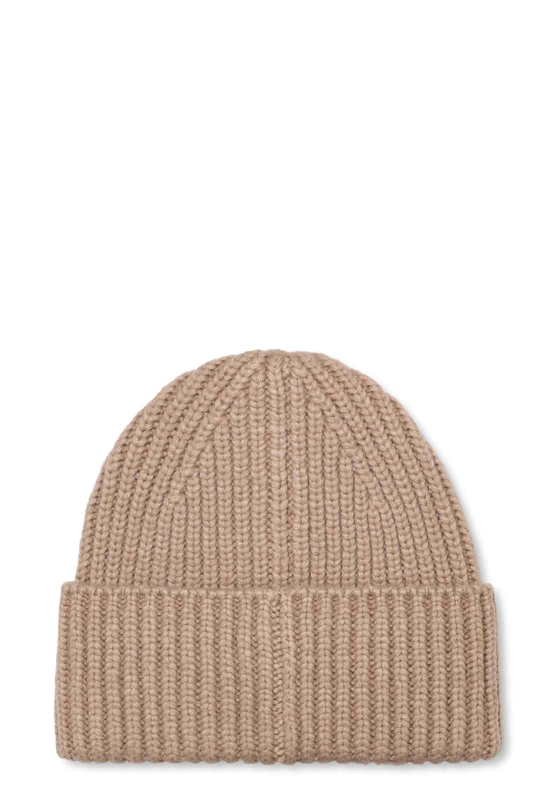 Chunky Rib Beanie | Light Grey