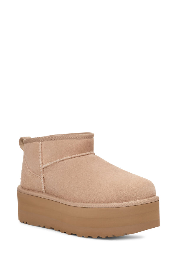 Classic Ultra Mini Platform Boot | sand