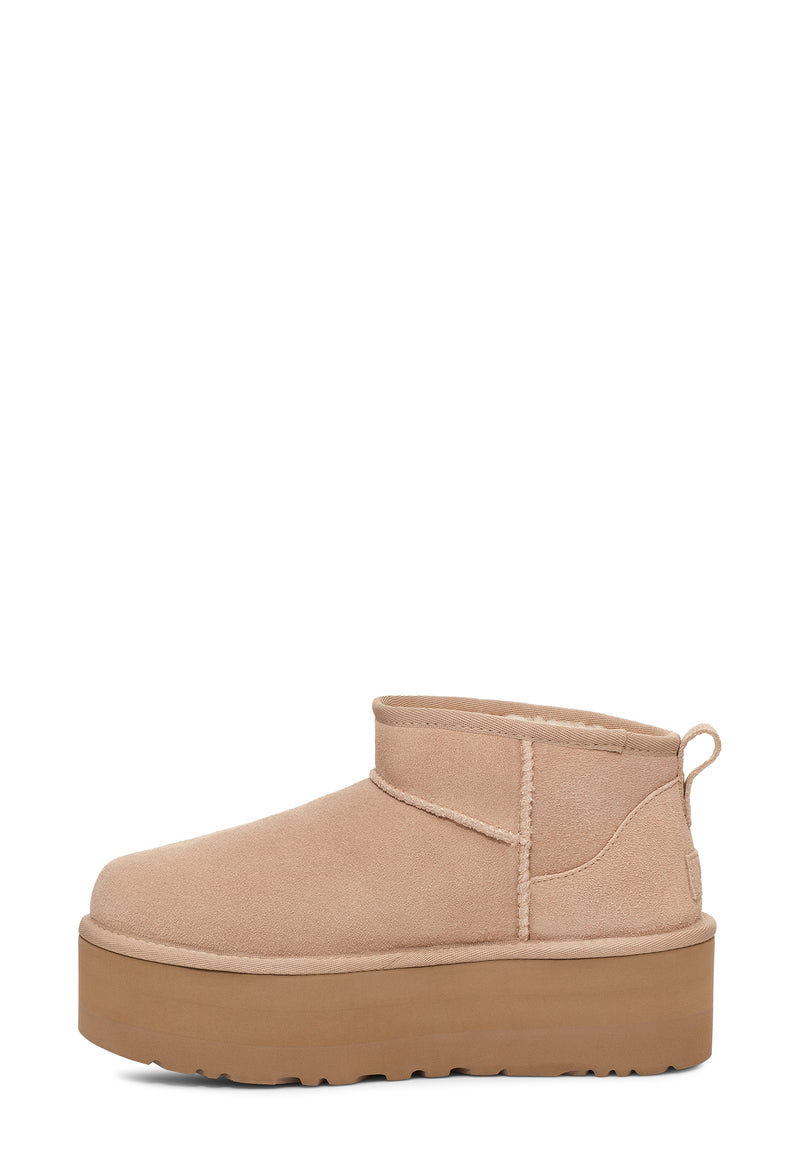 Classic Ultra Mini Platform Boot | Sand