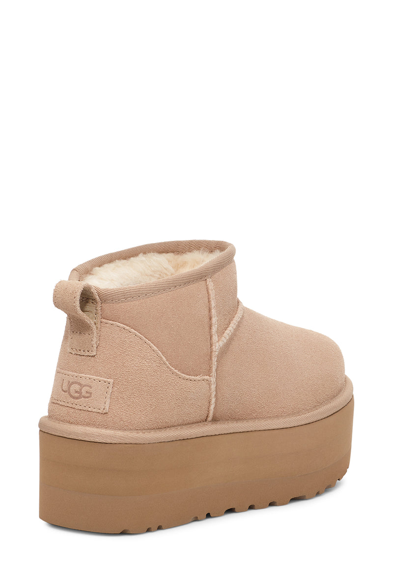 Classic Ultra Mini Platform Boot | Sand