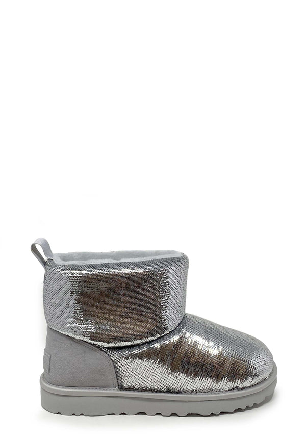 Classic Mini II Boot | Mirror Ball Silver