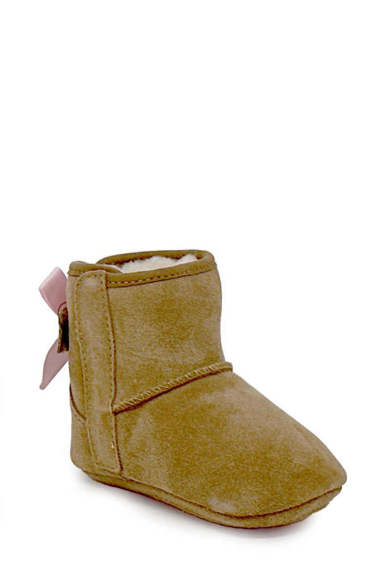 Jesse Bow II Babyschuh | Chestnut 