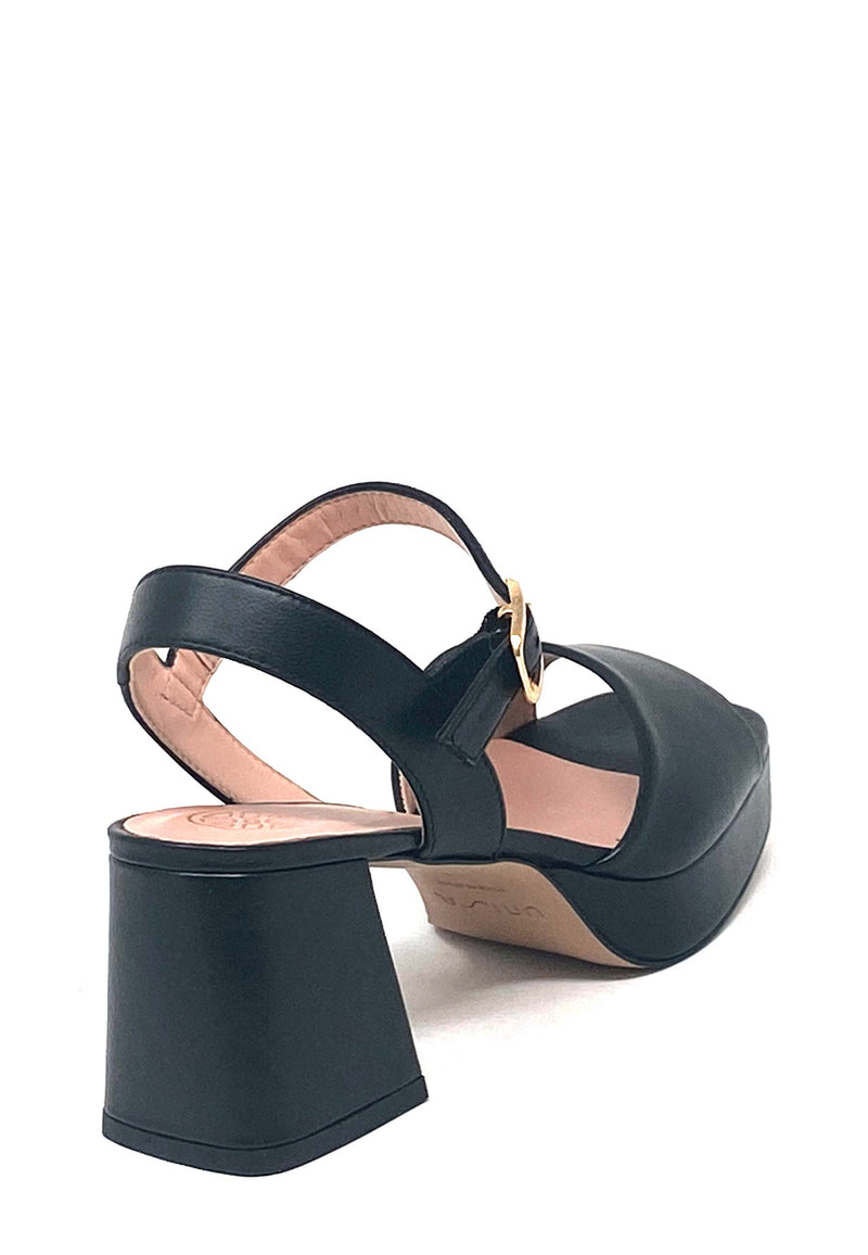 Ney high heel sandal | Black