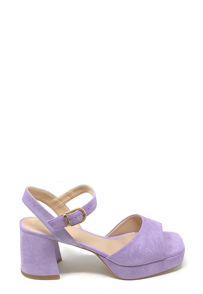 Ney high heel sandal | Purple