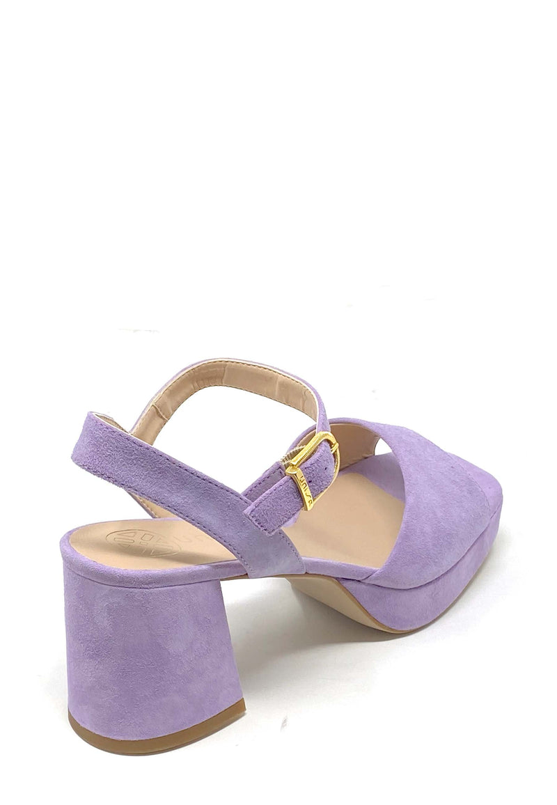 Ney high heel sandal | Purple