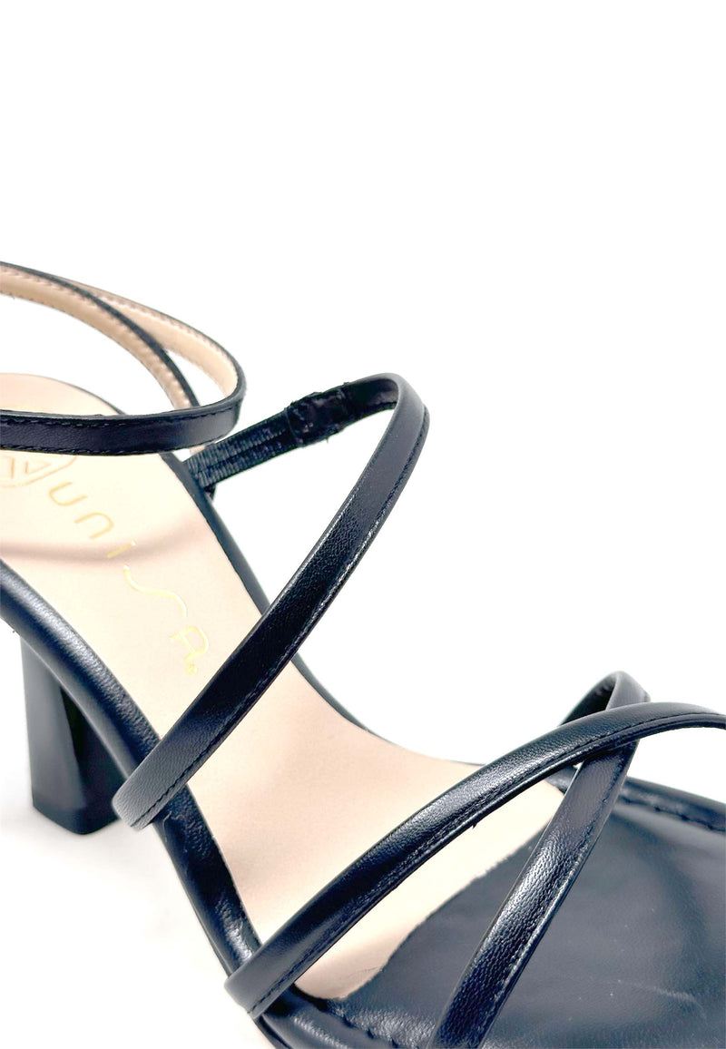 Sissi high heel sandal | Black