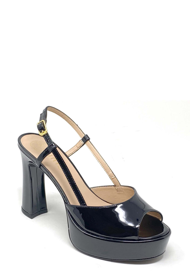 Vadin high heel sandal | Black