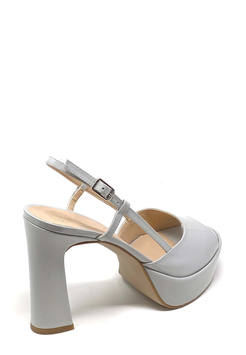 Vadin high heel sandal | Clay
