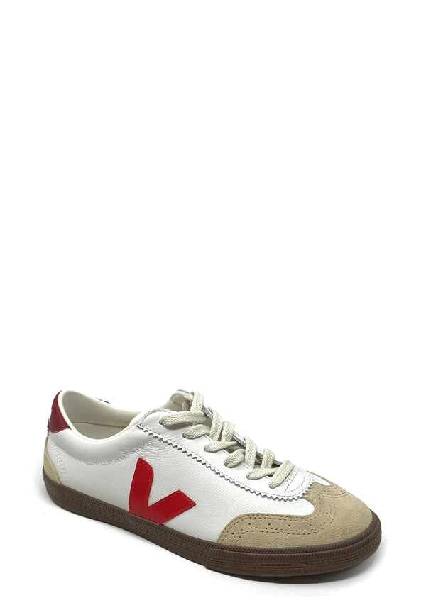 Volley Sneaker | White Peach Bark