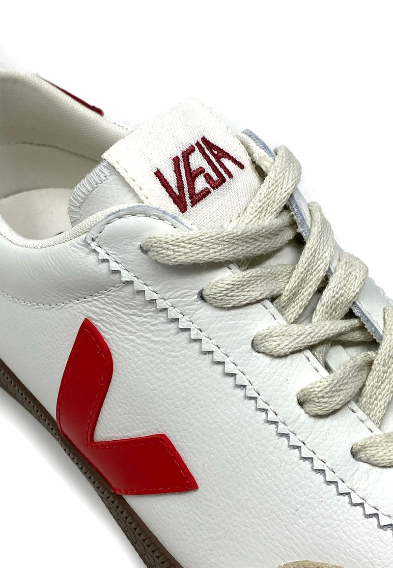 Volley Sneaker | White Peach Bark