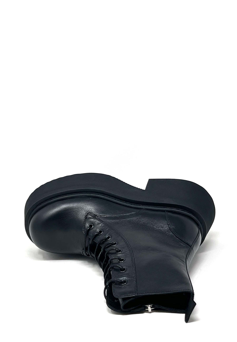 1D7700D lace-up boot | Black