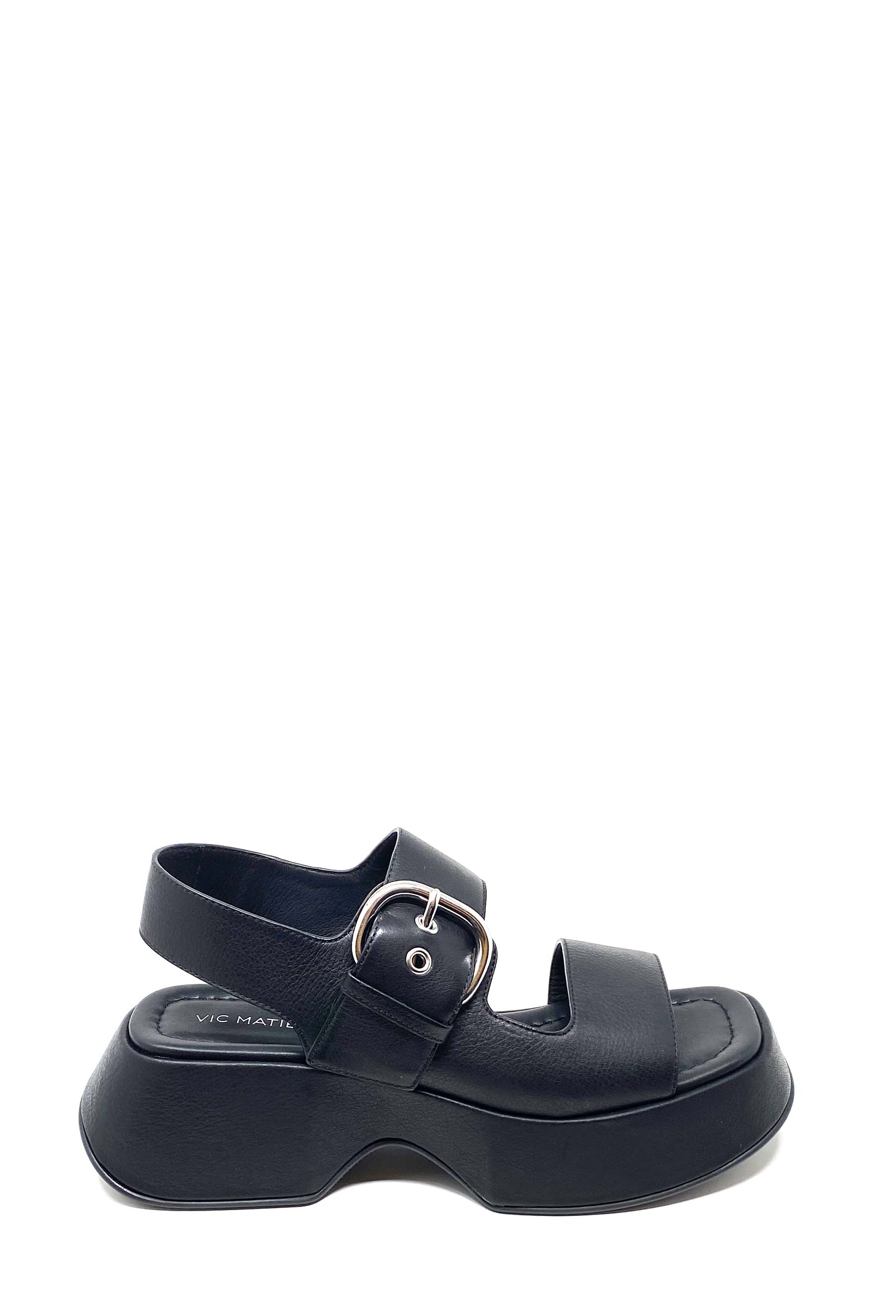 1E1500D Platform Sandale | Black