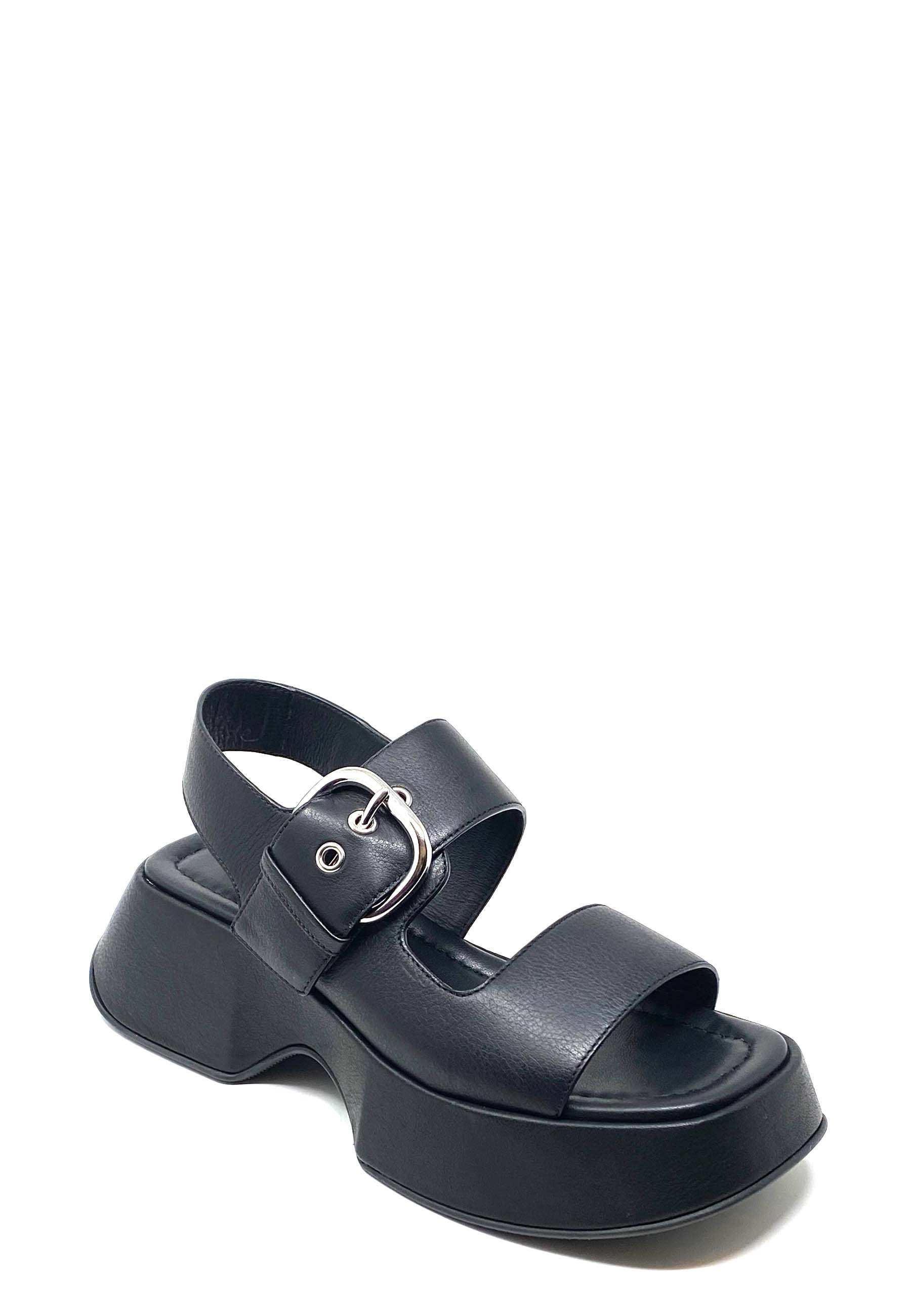 1E1500D Platform Sandale | Black