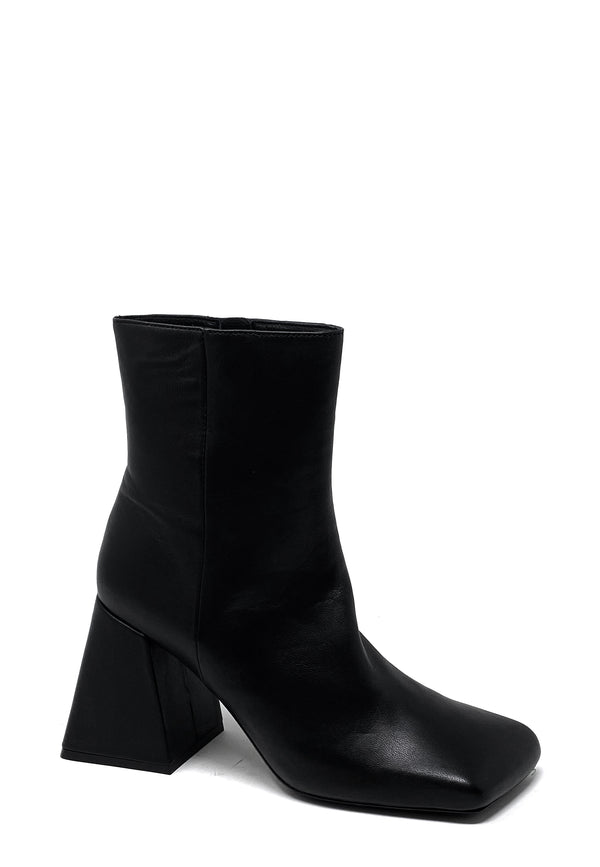 2450D Highheel Stiefelette | Black