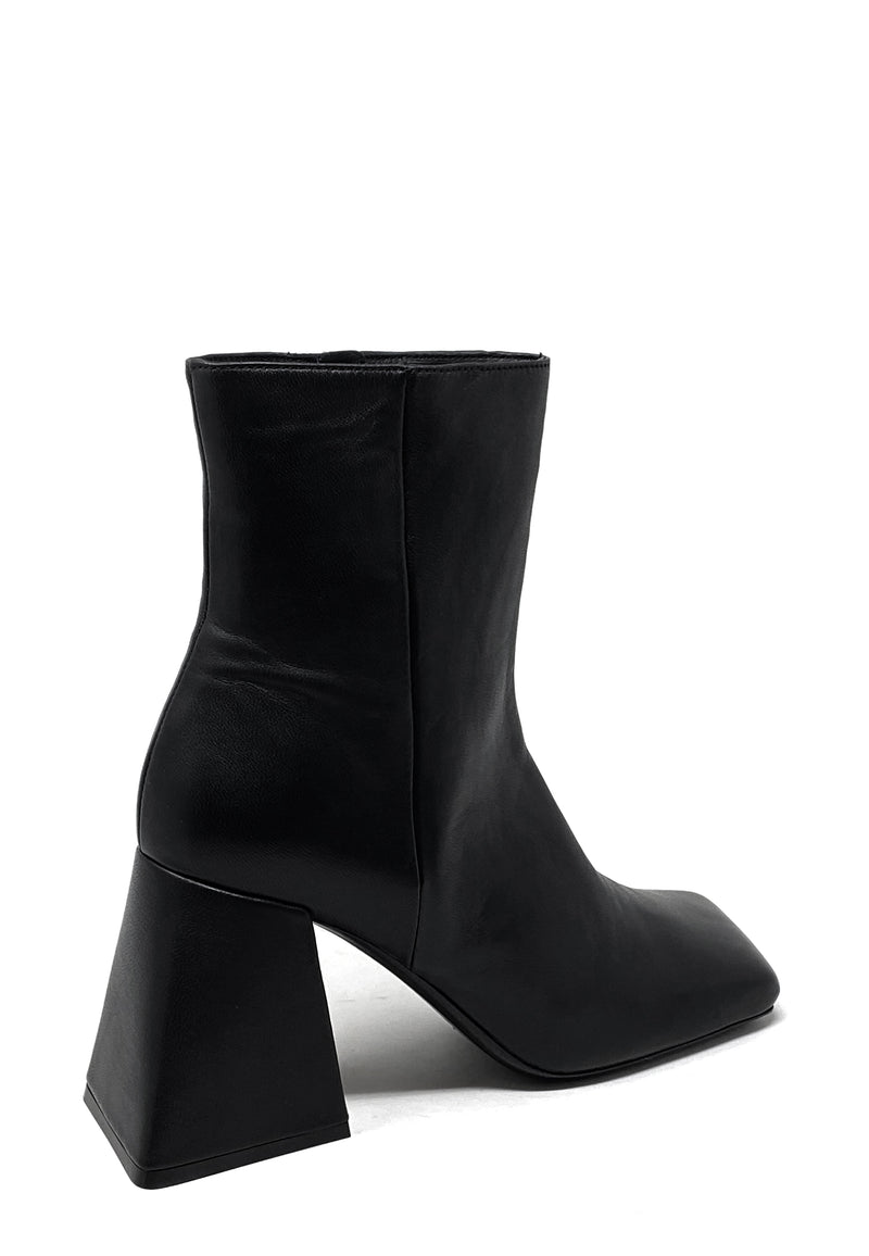 2450D Highheel Stiefelette | Black