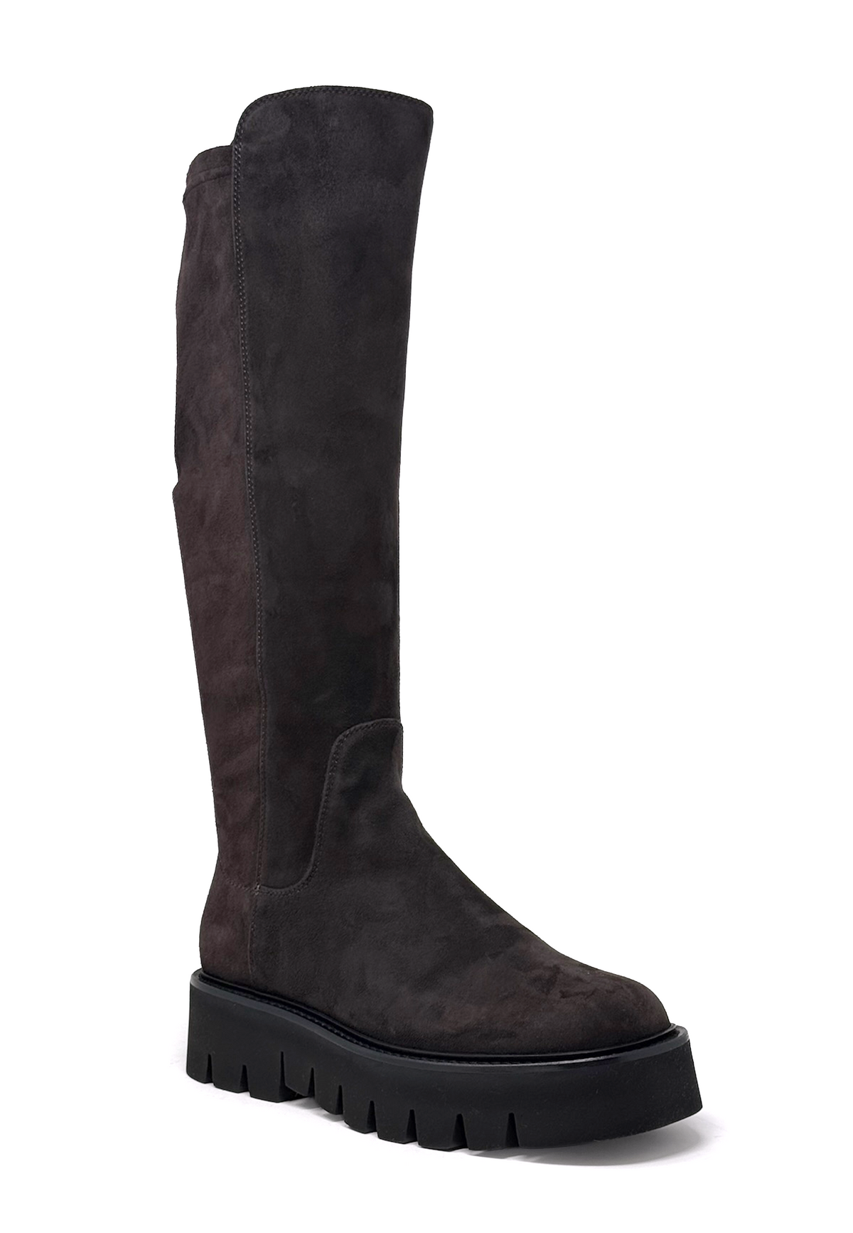 Luggie Stretch Langschaft Boot | Moka