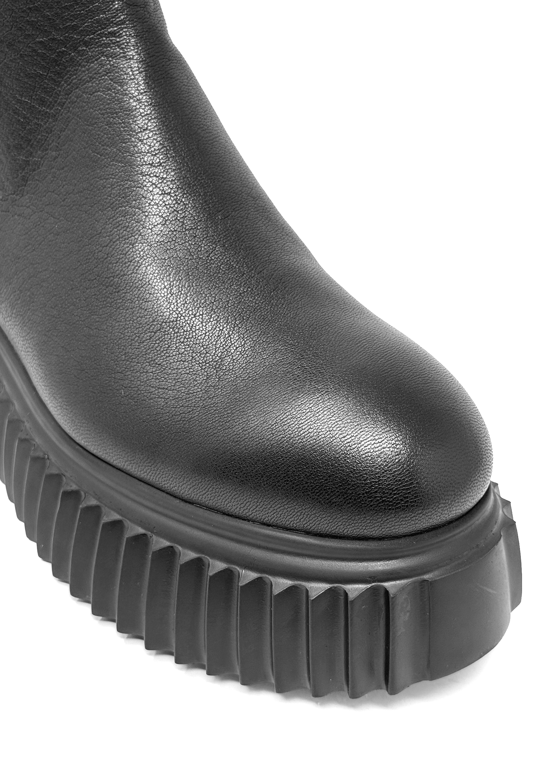 Milagros Plateau Boot | Nero