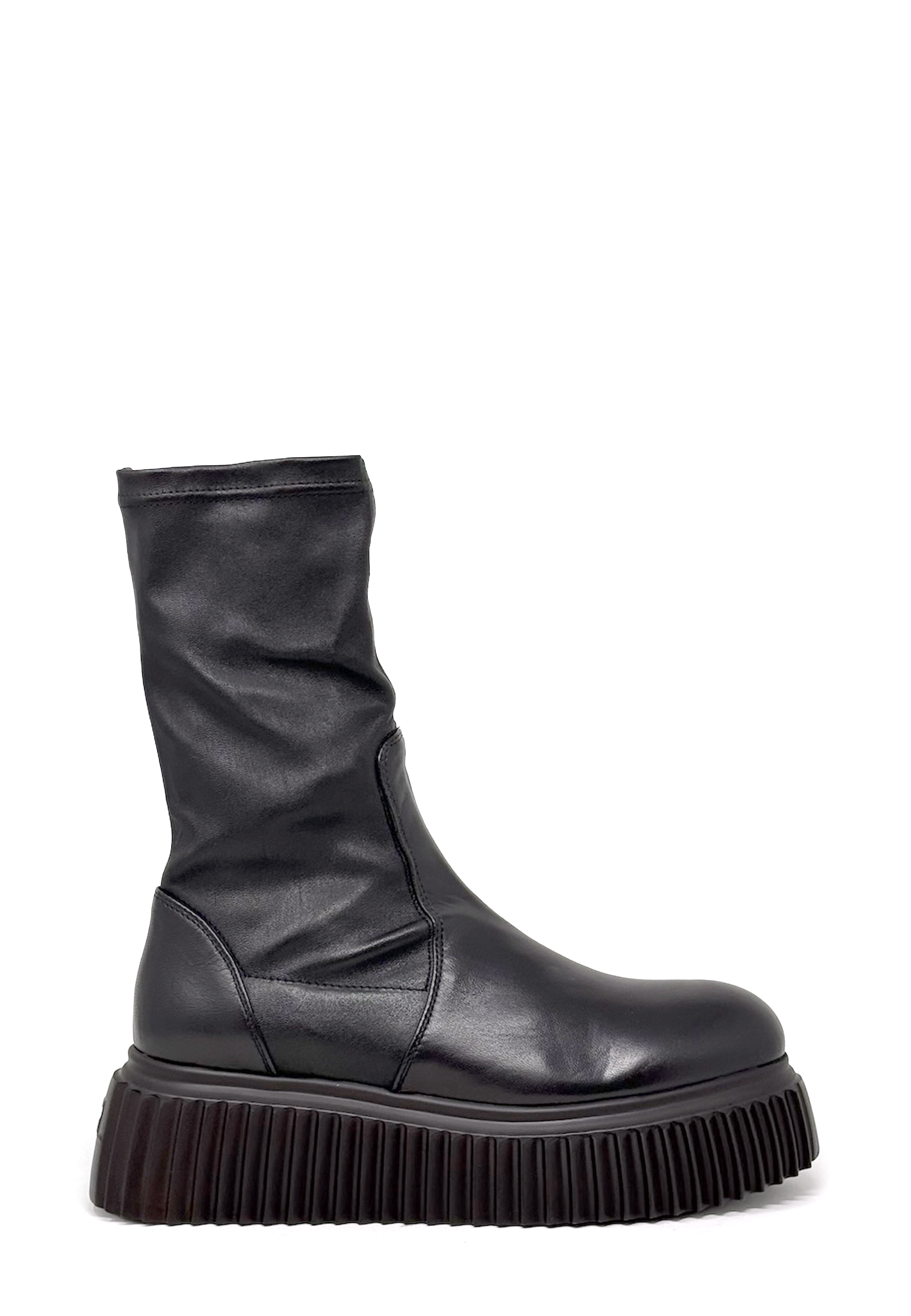 Milagros Plateau Stretch Boot | Testa Di Moro