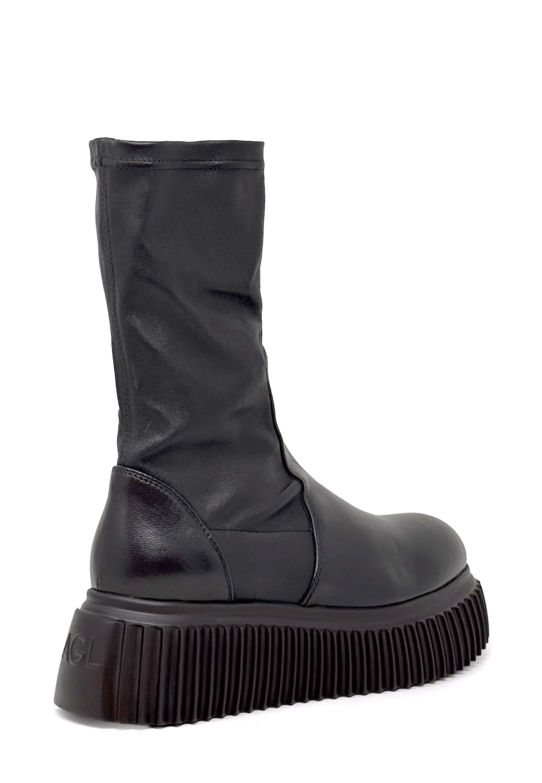 Milagros Plateau Stretch Boot | Testa Di Moro