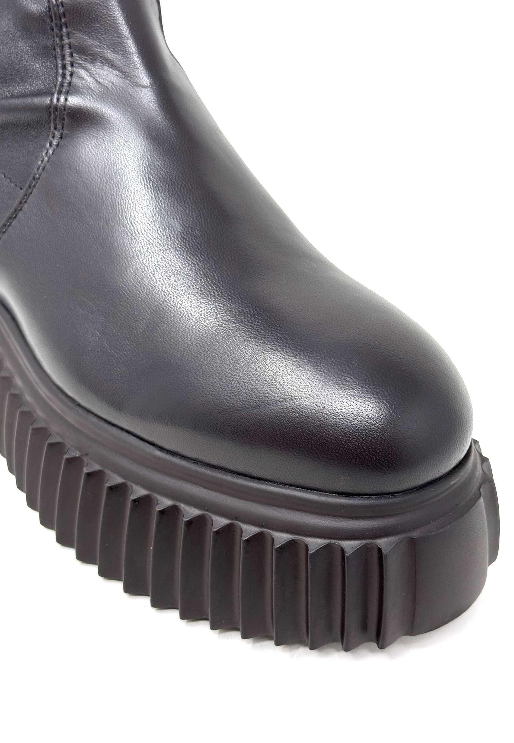 Milagros Plateau Stretch Boot | Testa Di Moro