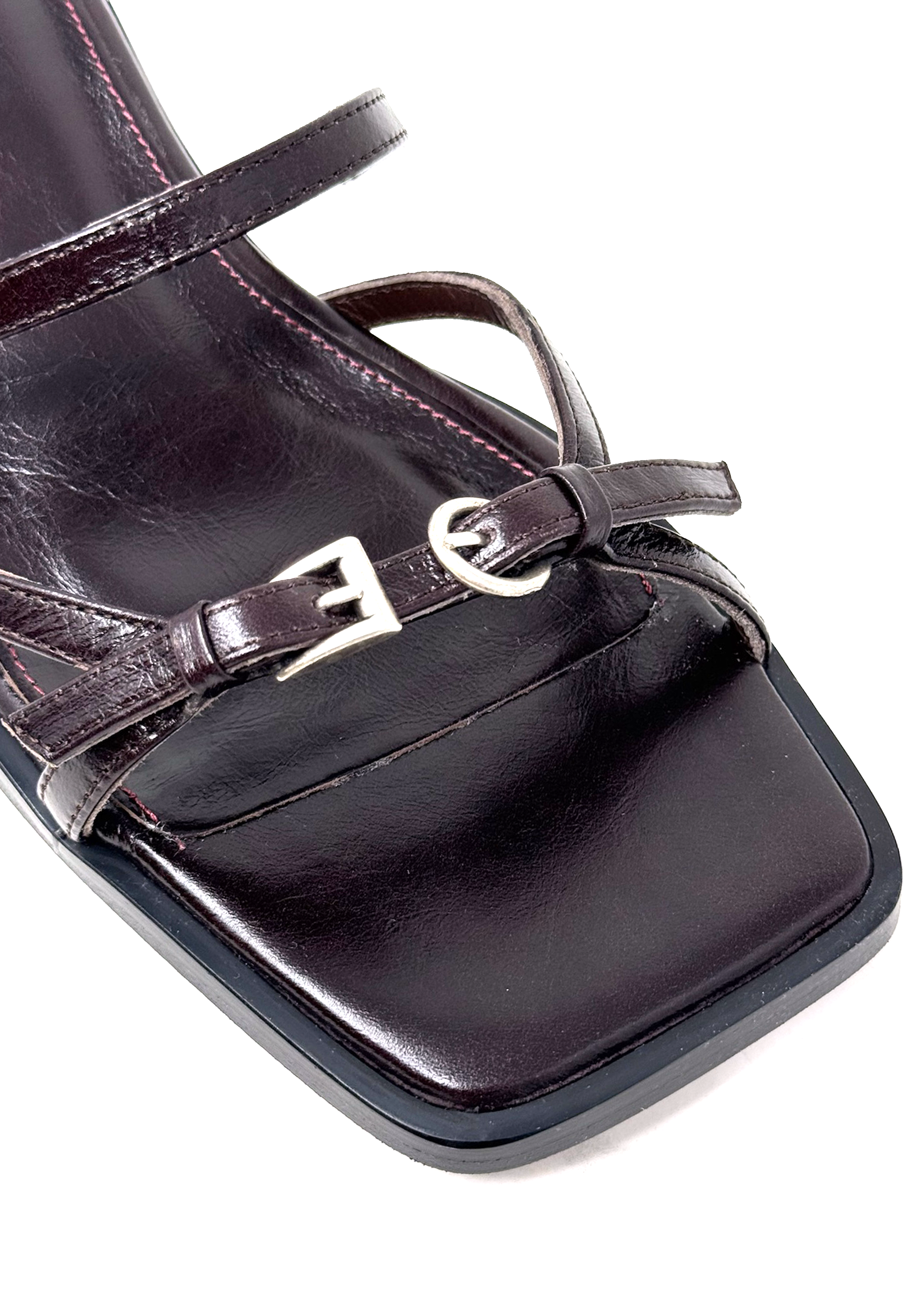 Liko Heel Pantolette | Dark Brown