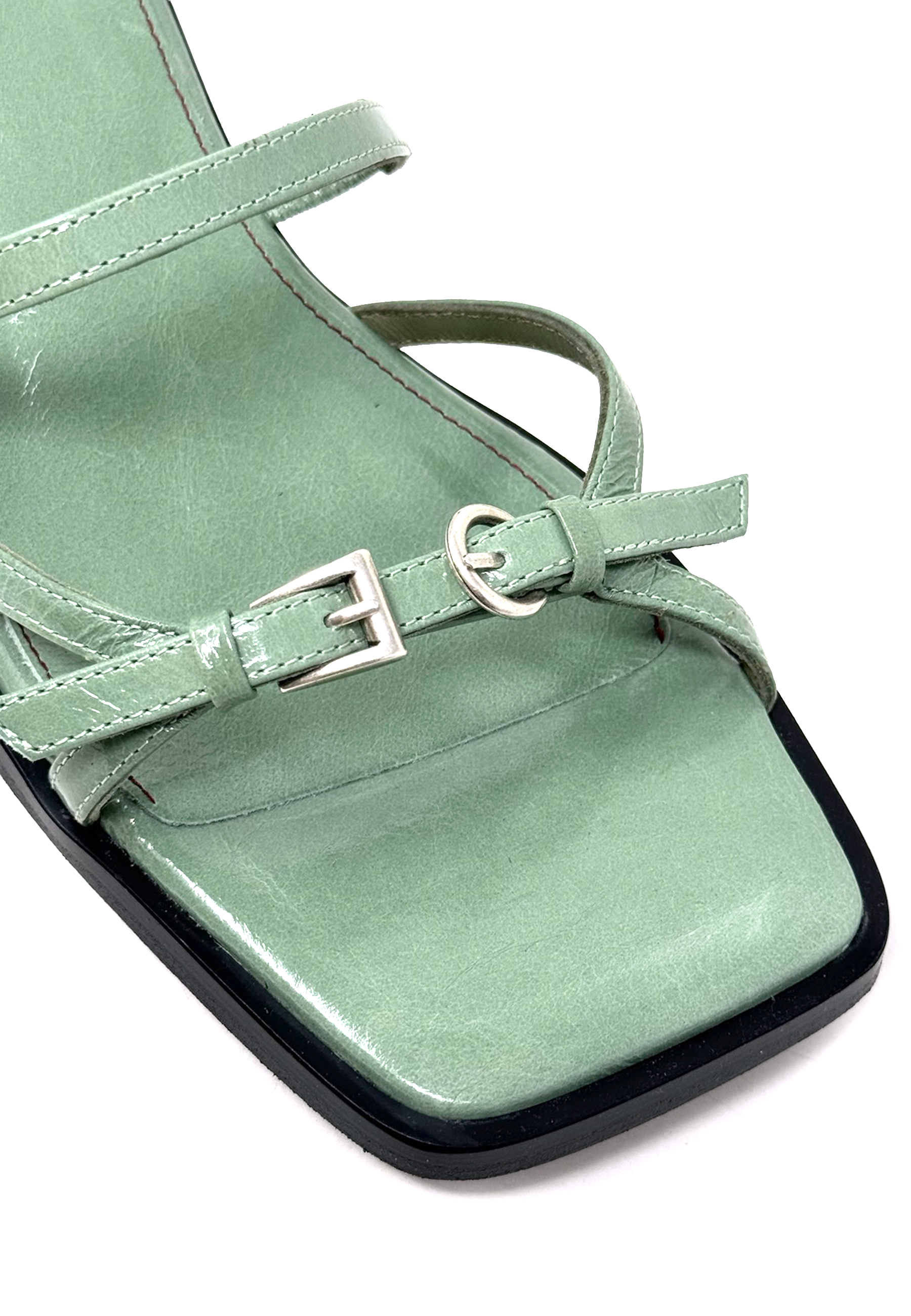 Liko Heel Pantolette | Matcha