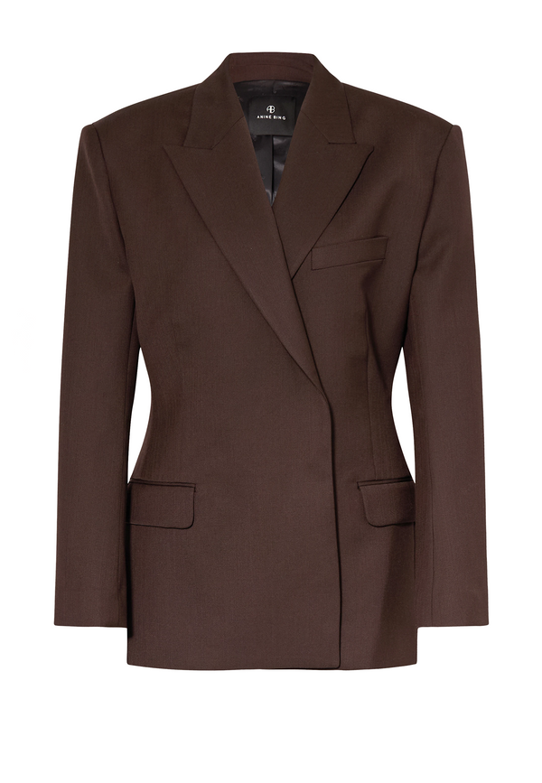 Aretha Blazer | Deep Brown