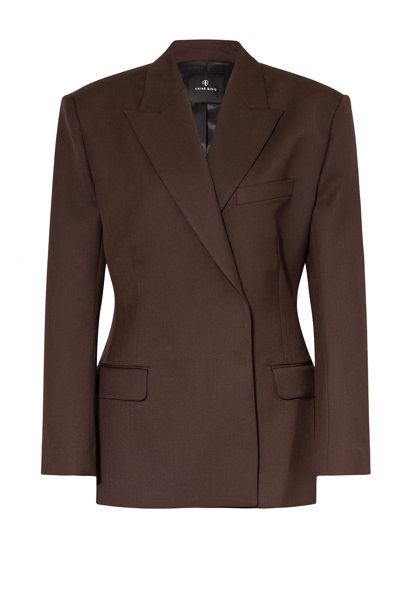 Aretha Blazer | Deep Brown