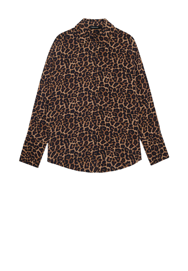 Bridget blouse | Black Brown Leopard