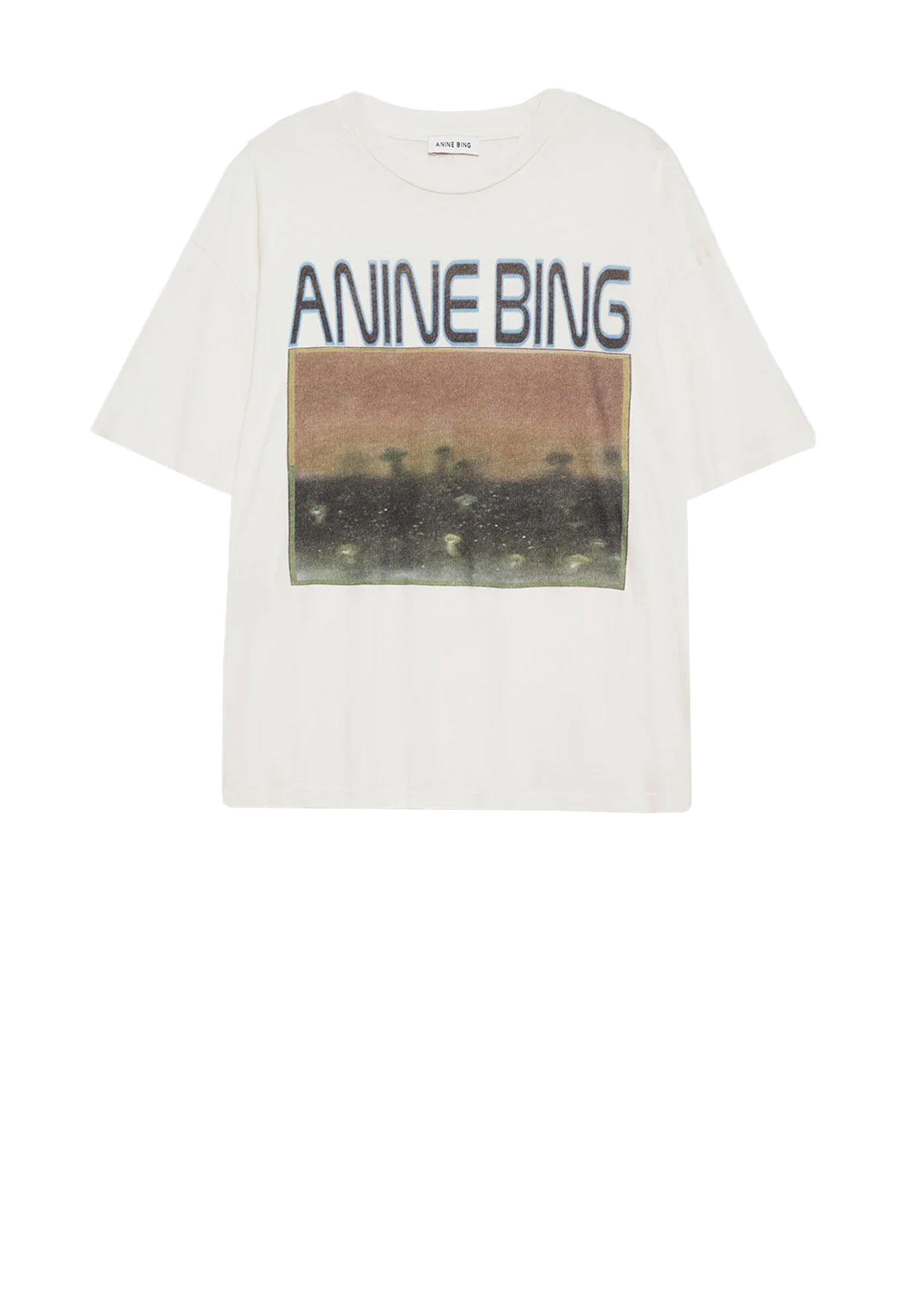 Cade T-Shirt | Mushrooms Off White