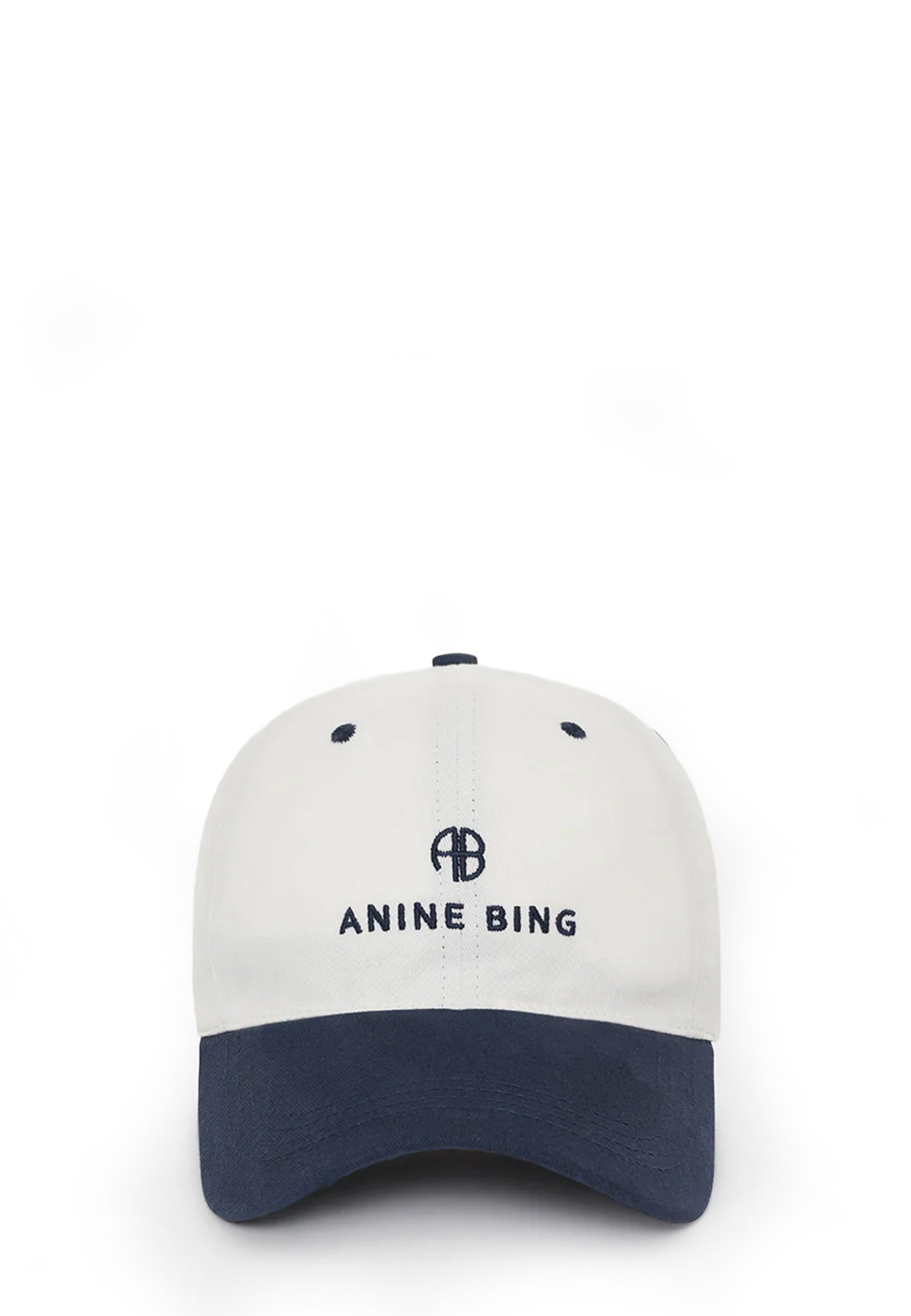Jeremy Baseball Cap | Ivory and Navy