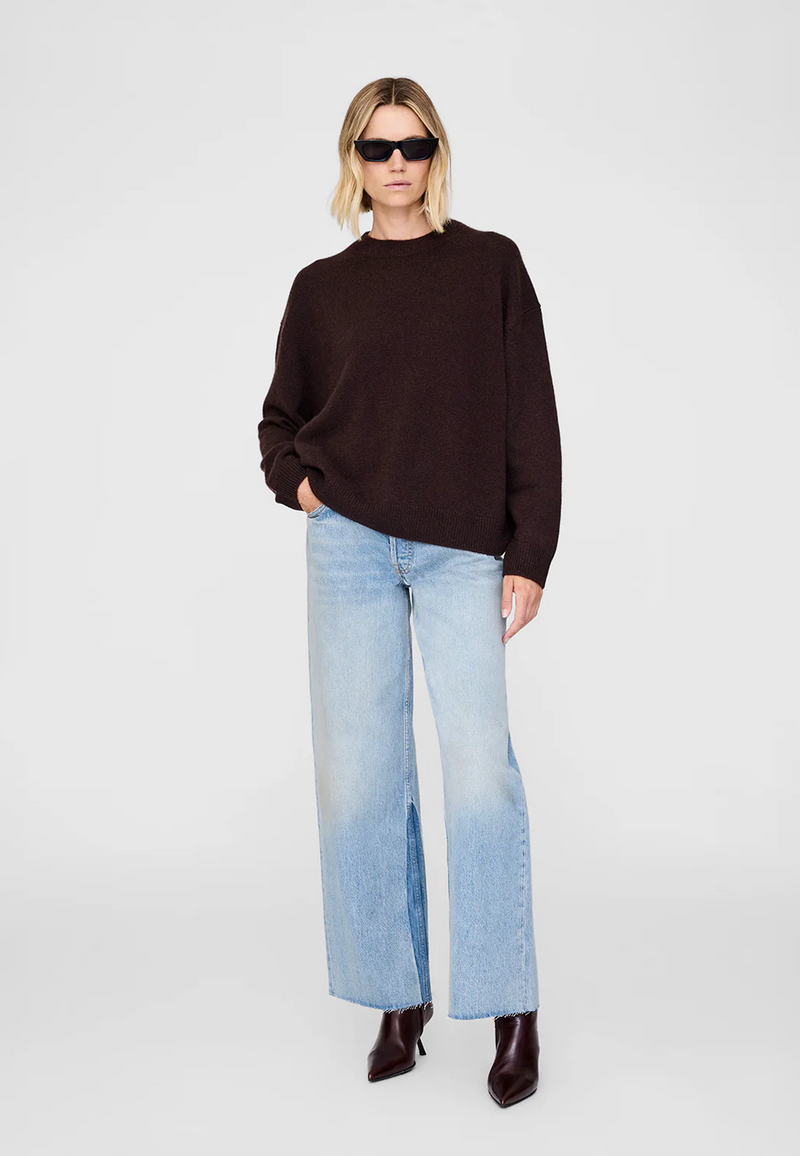 Lee Cashmere Pullover | Deep Brown